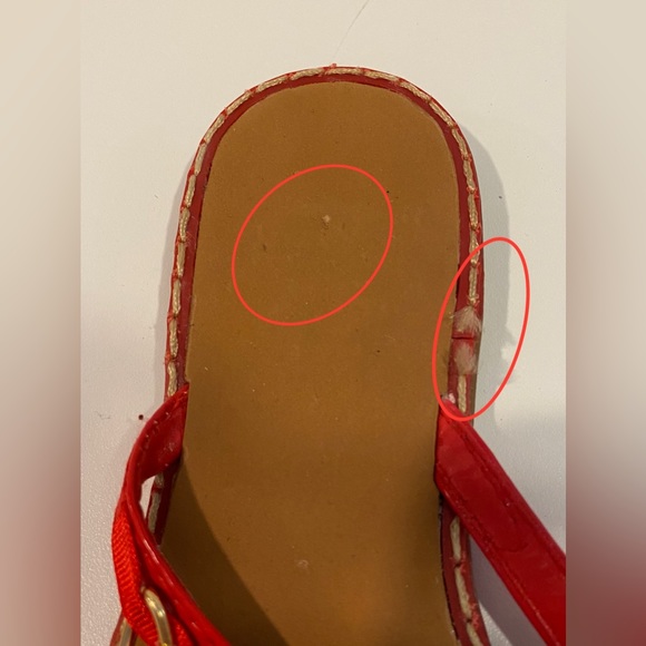 Avon Women's Red Sandals - Picture 5 of 5